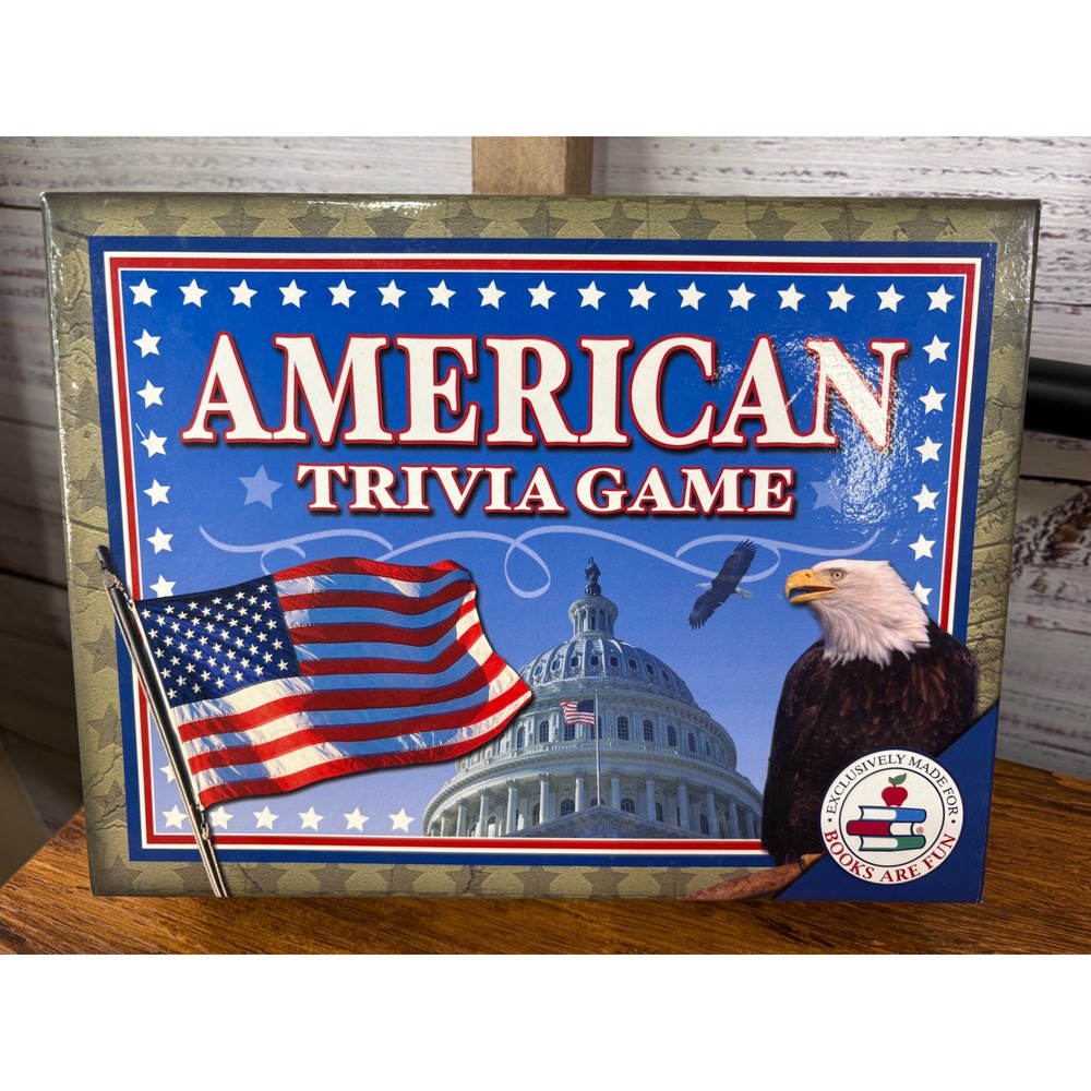 American Trivia Game 2000+ Questions‎ Ages 12+ Educational Board Game